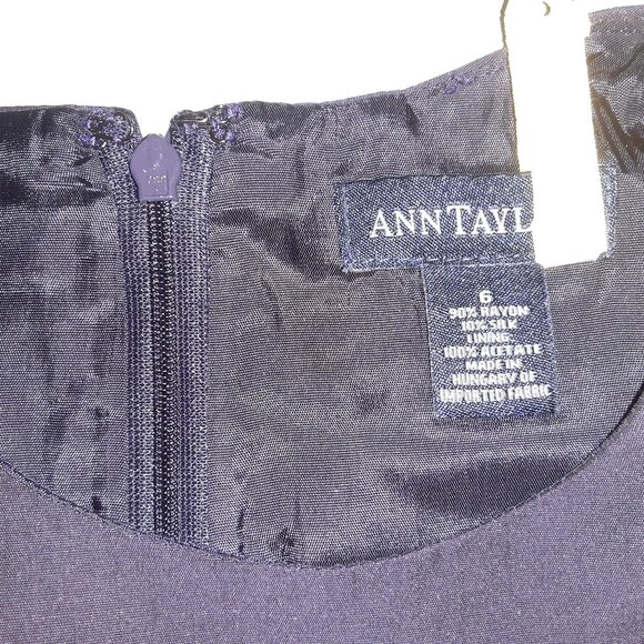 Ann Taylor 2 Piece suit * Aubergine, Deep Purple * Y2K * Fully Lined * Sz 6/8 - Picture 9 of 11